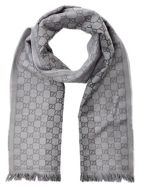 fake grey gucci scarf